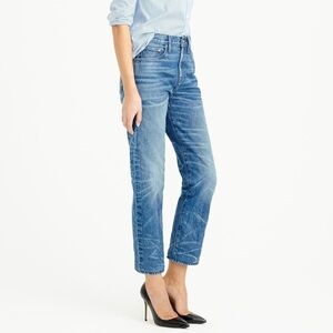 Point Sur Shoreditch Straight High Waist Cropped Denim Jeans 27